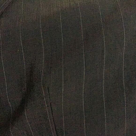 MAX MARA PINSTRIPE BROWN TUNIC BLAZER SIZE 8 - Picture 8 of 8